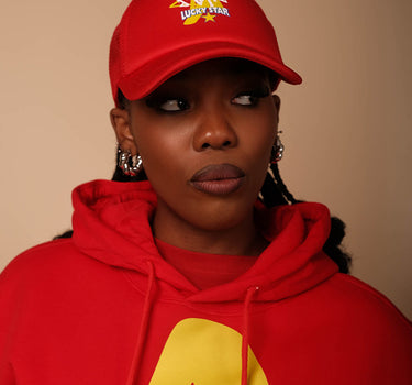 Red Unisex Tucker Cap