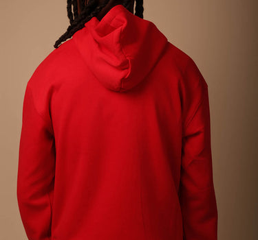 Red Unisex Lucky Star Club Hoodie