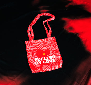 Fuelled By Love Tote Bags
