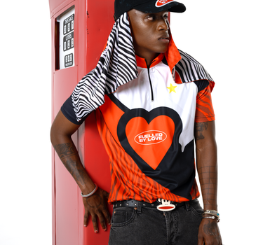 Fuelled By Love Cycling Top red (unisex)