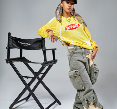 Fuelled by Love Mesh Biker top (Unisex-Yellow)