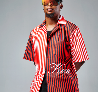 Fuelled by Love striped shirt (Unisex)