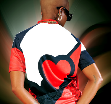 Fuelled By Love Cycling Top red (unisex)