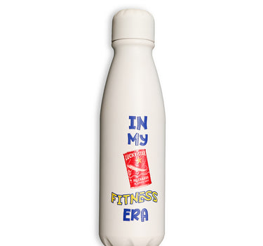 White Metal everyday bottle - In My Fitness Era.